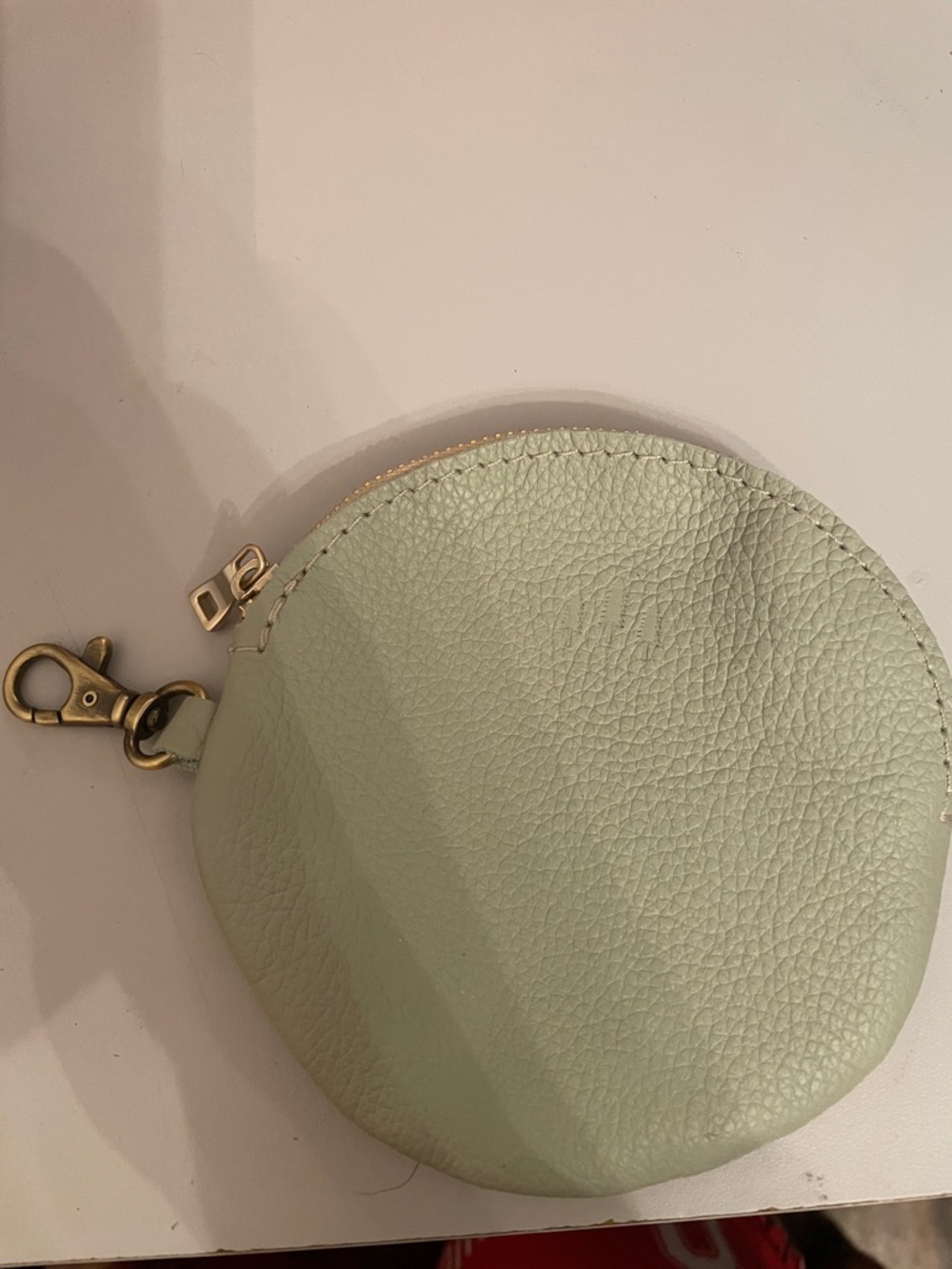 Portland Leather Goods Coin Pouch Pistachio Green